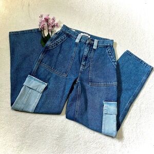 PACSUN High Rise Carpenter Multi-Wash Denim Jeans - Size 24